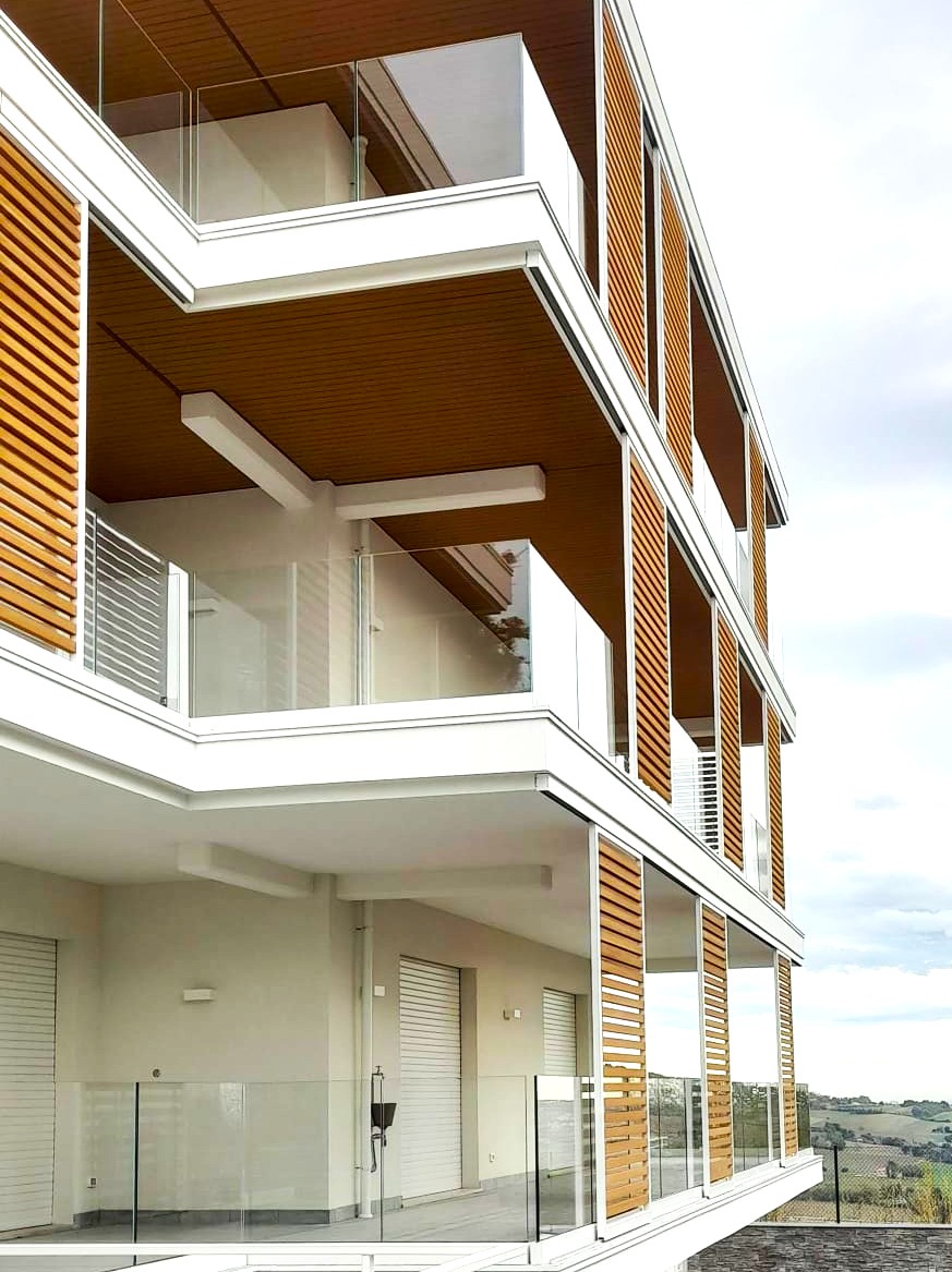 Parapetto terrazzo — vetrata panoramica VEPA Terrazzi | VETRO DESIGN ITALIA