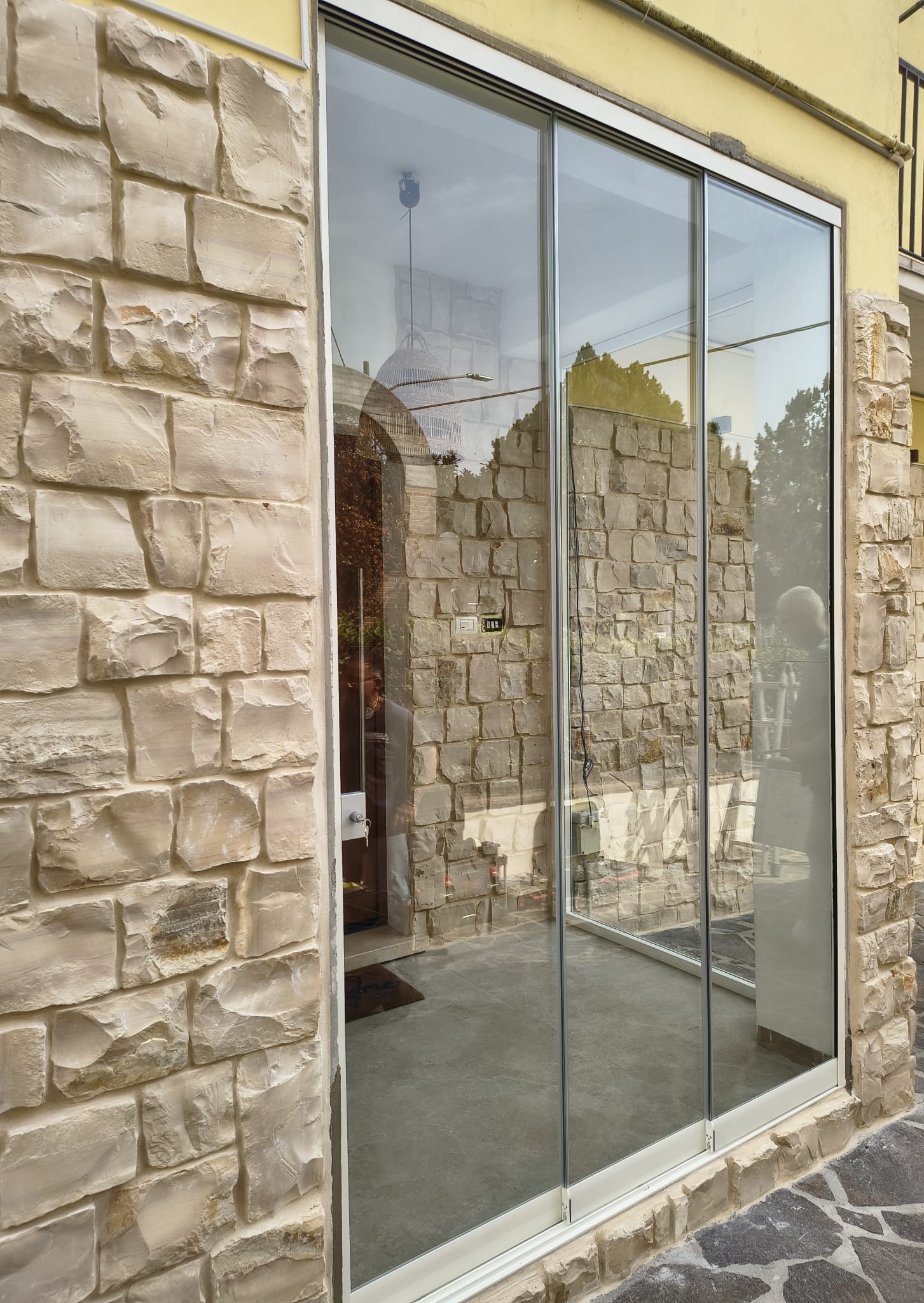 Osimo VEPA — vetrata panoramica VEPA Residenziale | VETRO DESIGN ITALIA