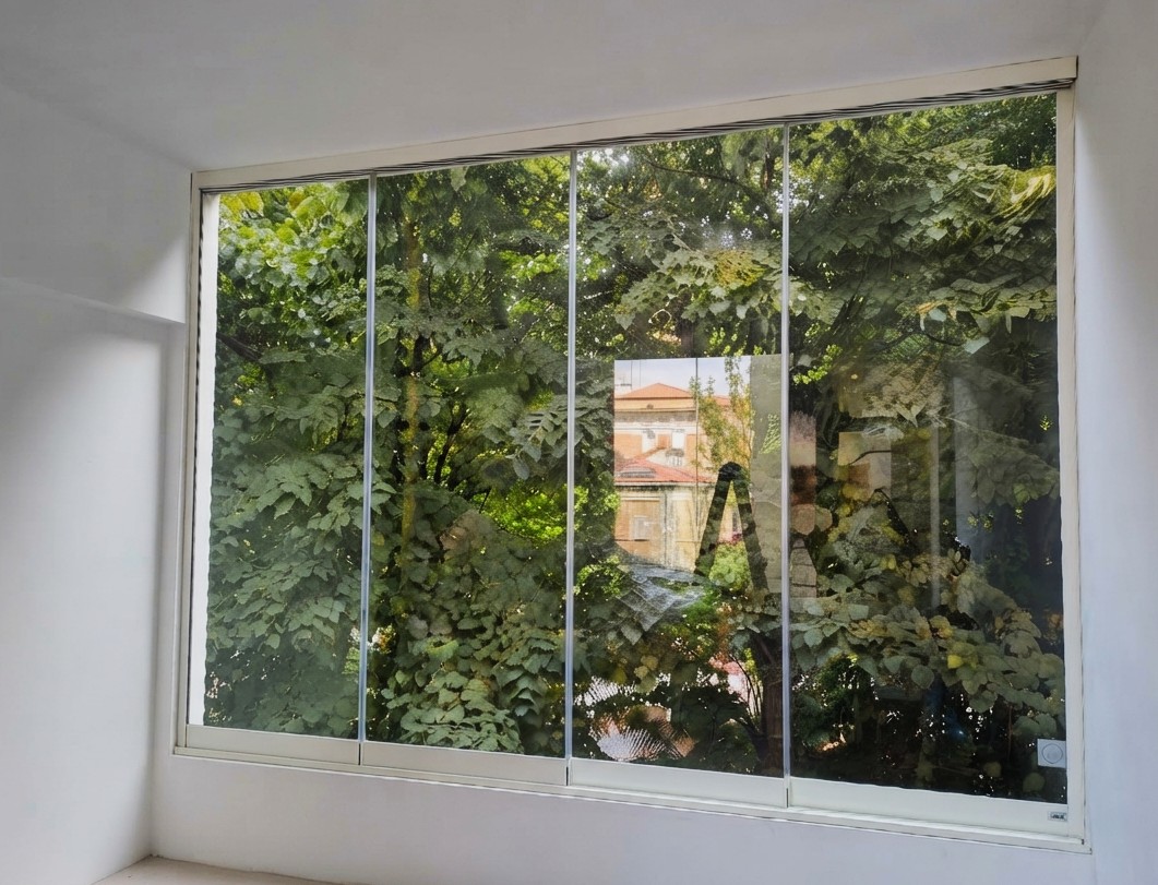 Vetrate Panoramiche - Falconara 1 — vetrata panoramica VEPA Residenziale | VETRO DESIGN ITALIA